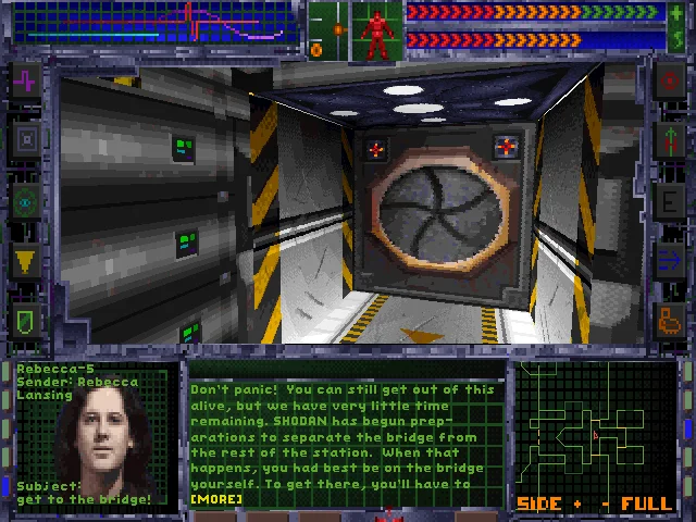 System Shock. Part 11 - My, 1994, Computer games, Retro Games, DOS games, System Shock, Looking Glass Studios, Passing, Games, Shooter, Fantasy, Cyberpunk, Longpost