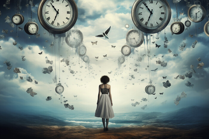 Терзалась воспоминаниями...