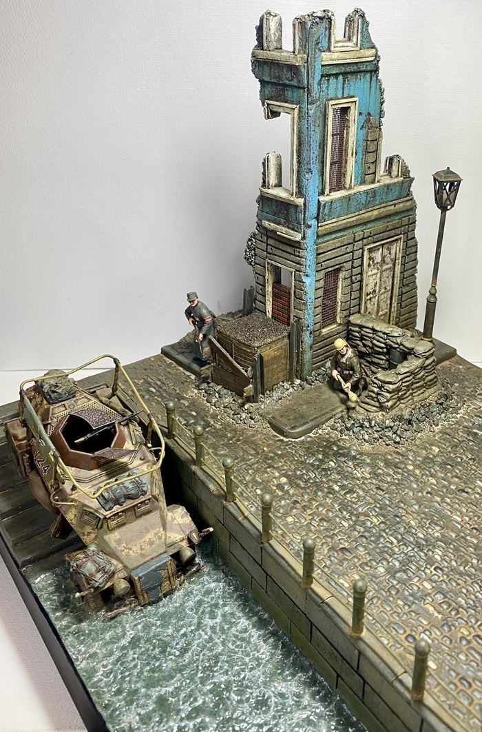 Немецкая сторона диорамы