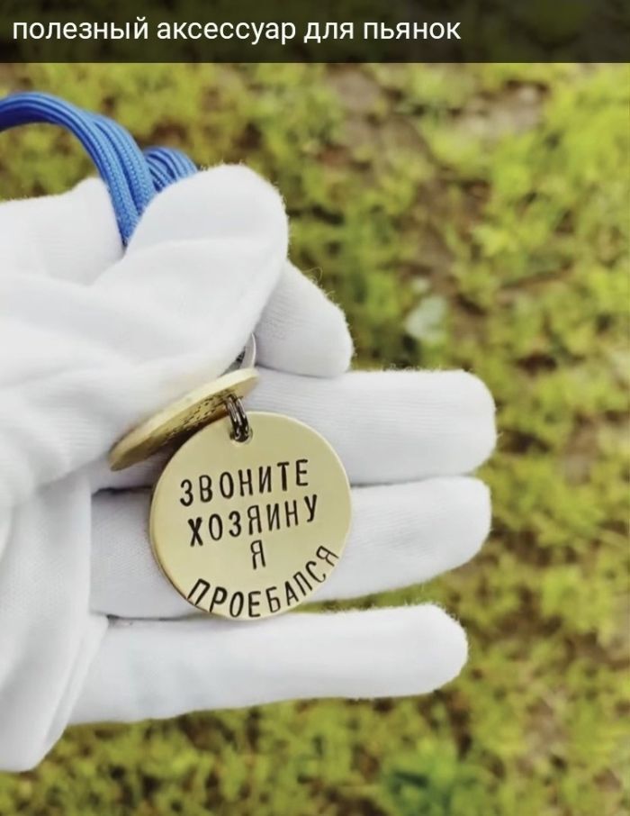 Пользоватеь @oigen с ошейником