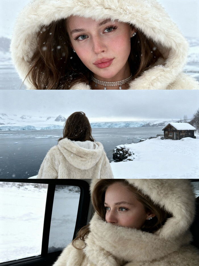 Тренд на AI-девушек в белых шубах: массовый психоз или у нас у всех один заказчик?