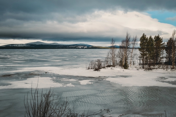 Из окна поезда. Мурманская область