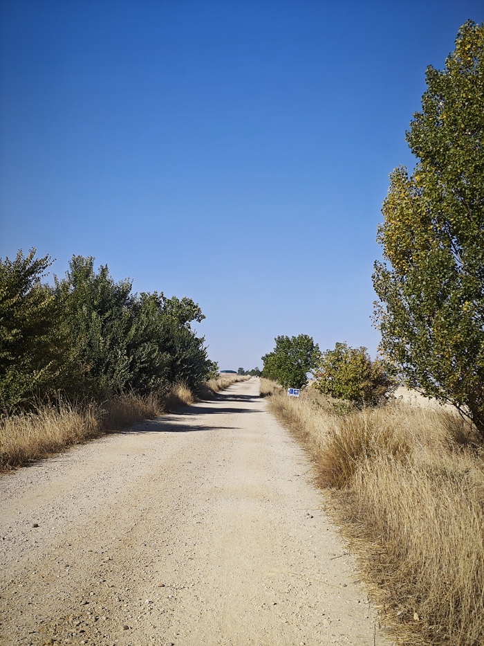 Первые 17км. Просто прямо по этой дороге