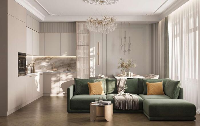 Сочетаемые цвета в современном интерьере