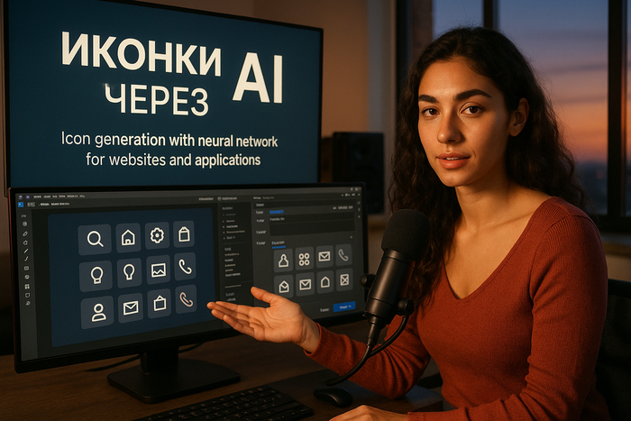 Как быстро создать уникальные иконки для сайта или приложения с помощью нейросети