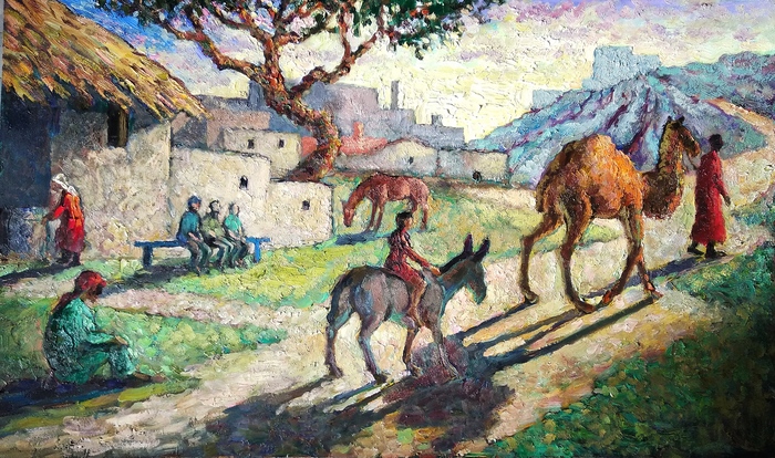 Путь через аул.