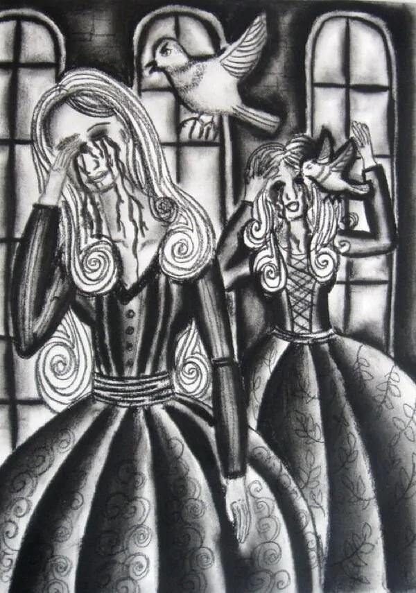 Современная иллюстрация к сказке.