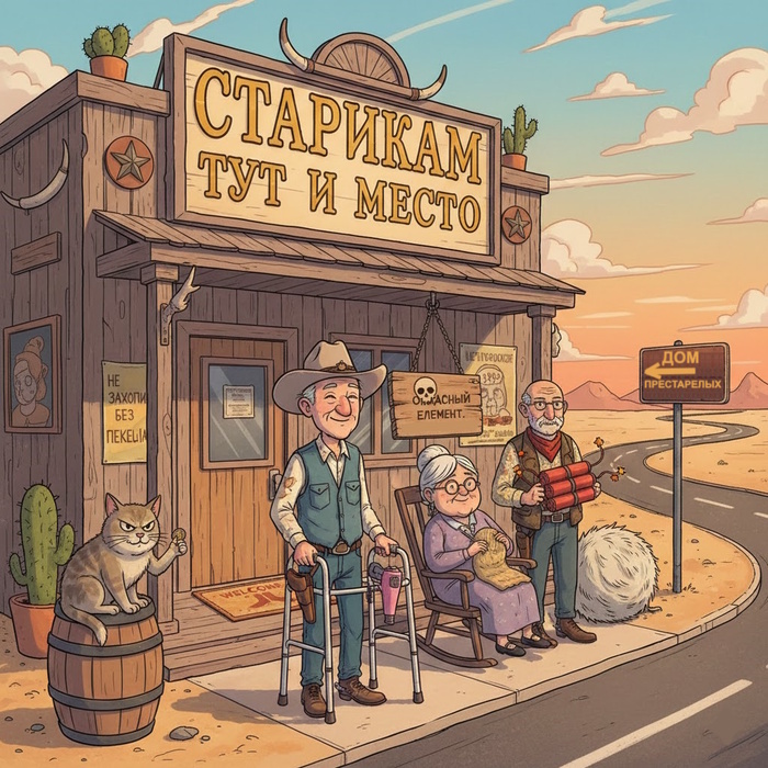 Дом престарелых «Старикам тут и место»