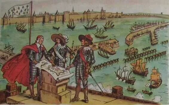 Ришелье при Ла-Рошели.