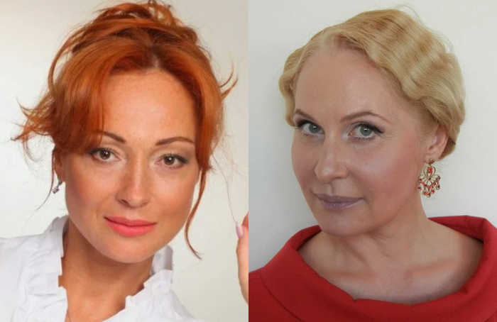 на фото слева Виктория Тарасова, справа Марина Куделинская 