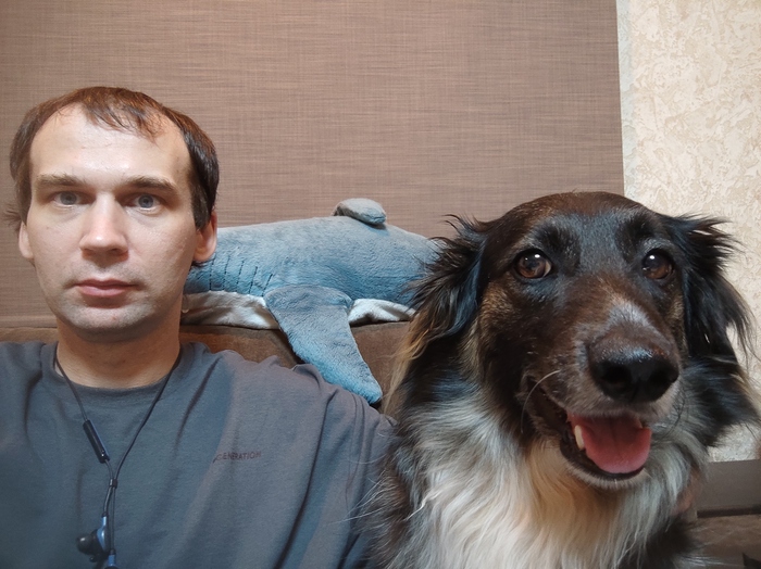 Семейное фото, оба вполне довольны :)