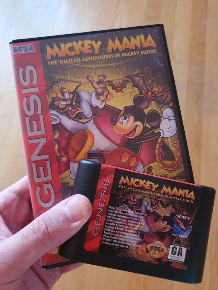 Mickey Mania: The Timeless Adventures of Mickey Mouse (Sega Genesis картридж лицензионный)