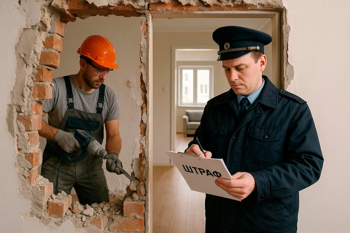 Как сделать перепланировку в квартире и не попасть на штраф?