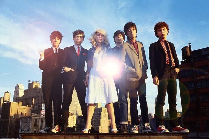 Blondie на крыше студии "The Record plant", 1978.