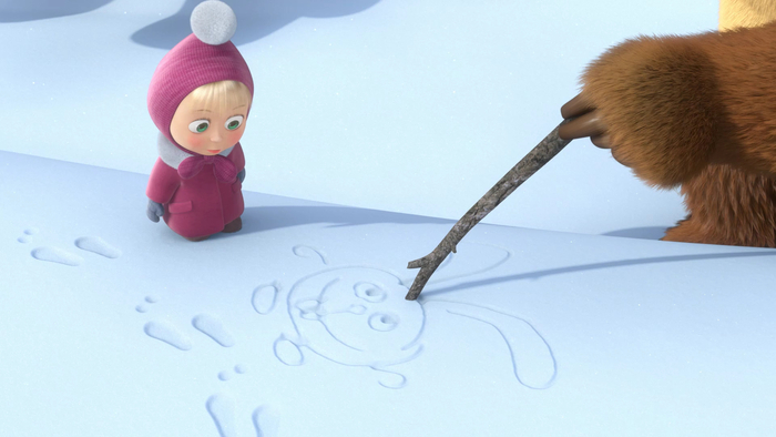 Оказывается, в мультике "Маша и медведь" есть отсылка на Кроша из Смешариков