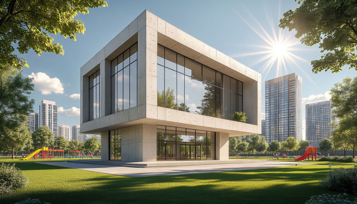 Дом пионеров, необычное здание