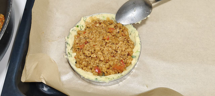 Обжаренный фарш