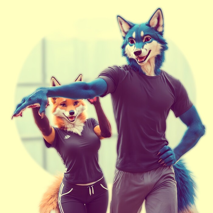 Фурри арт от Wolfmks #2807