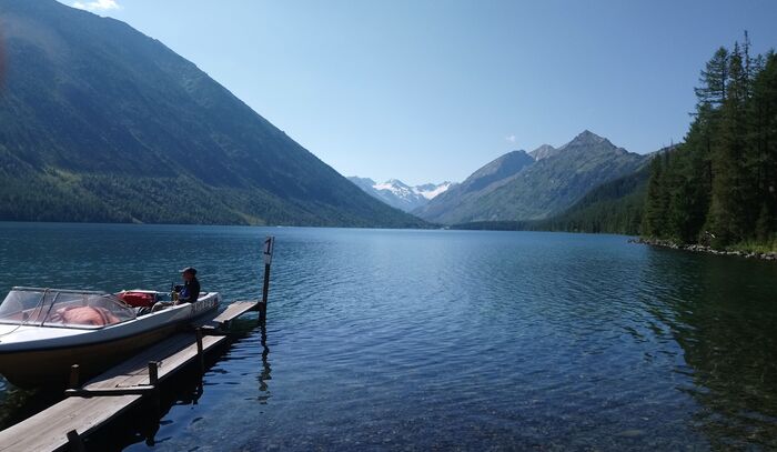 Республика Алтай, Усть-Коксинский район, Нижнее Мультинское озеро.