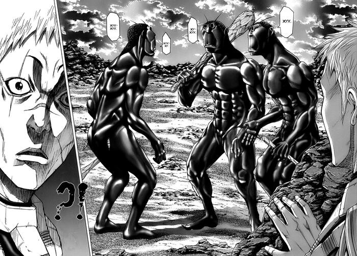 Из манги Терроформирование (Terra Formars). Наши герои такими вряд ли станут