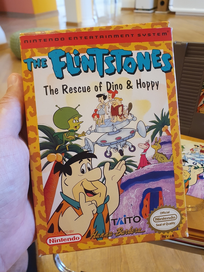 Картридж The Flintstones: The Rescue of Dino & Hoppy на NES