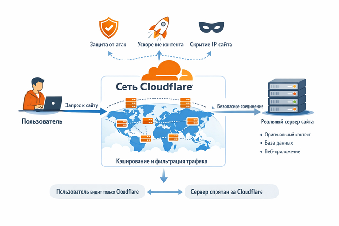 ����� ������ Cloudflare