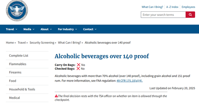 ��� TSA (���������� ������������ ������������) ����� ������ ���������