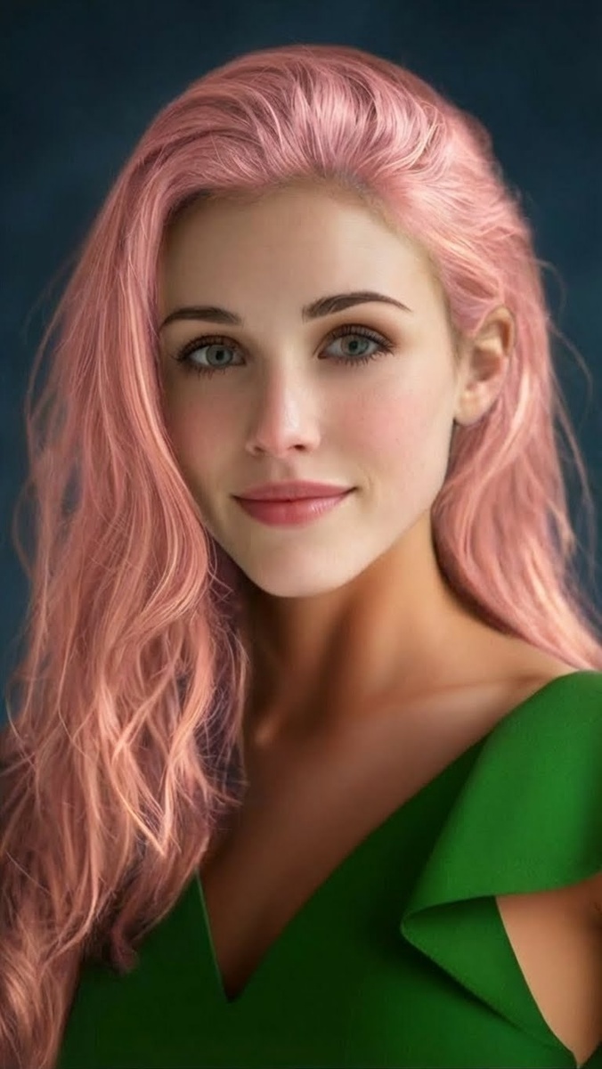 Как изменить цвет волос на фото онлайн через нейросеть Nano Banana Pro