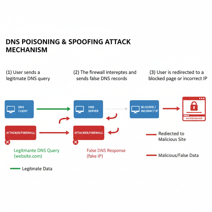 DNS Poisoning Mechanism in Great Firewall