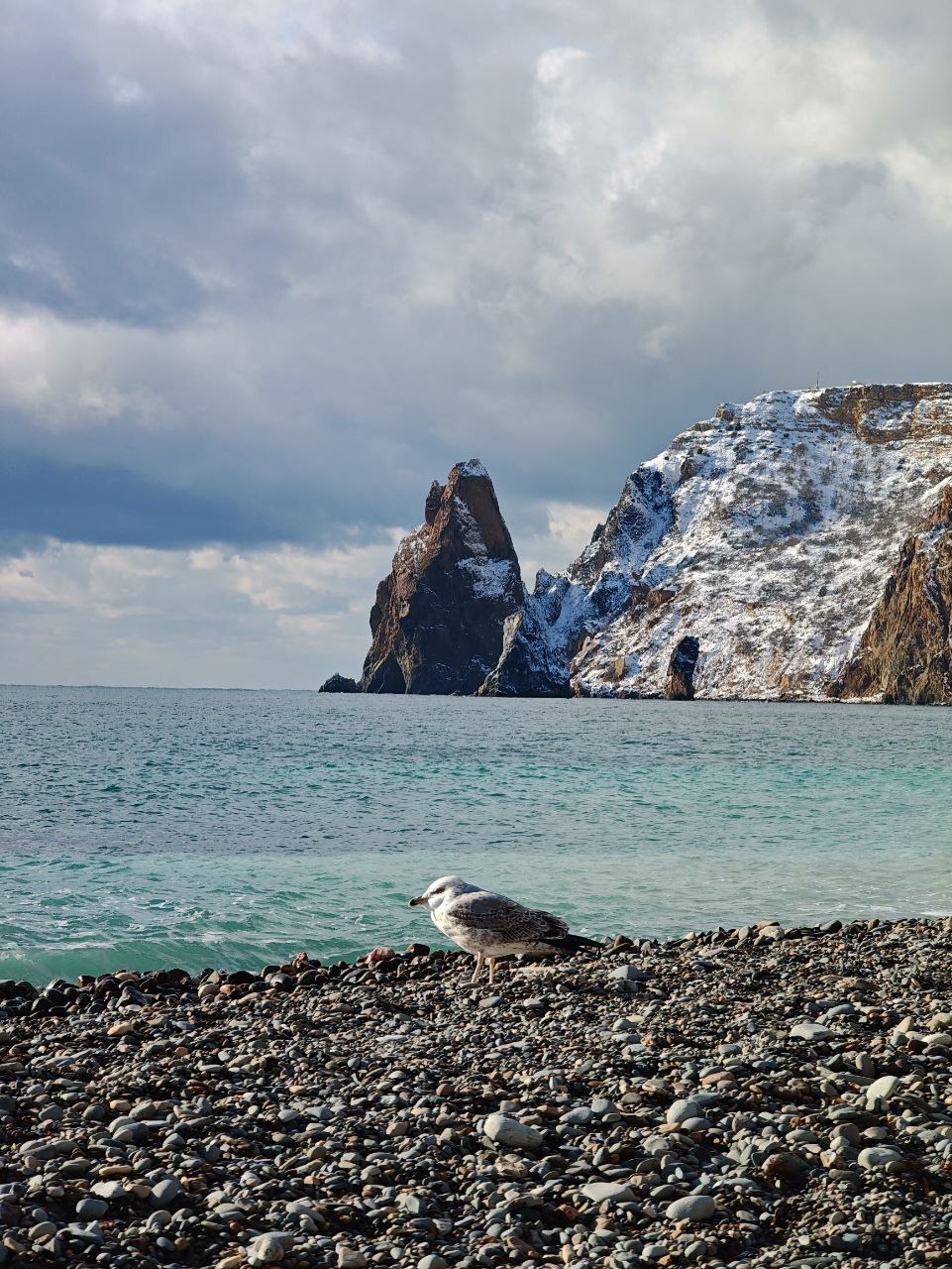 Snowy New Year's Fiolent - Crimea, Sevastopol, Cape Fiolent, Snow