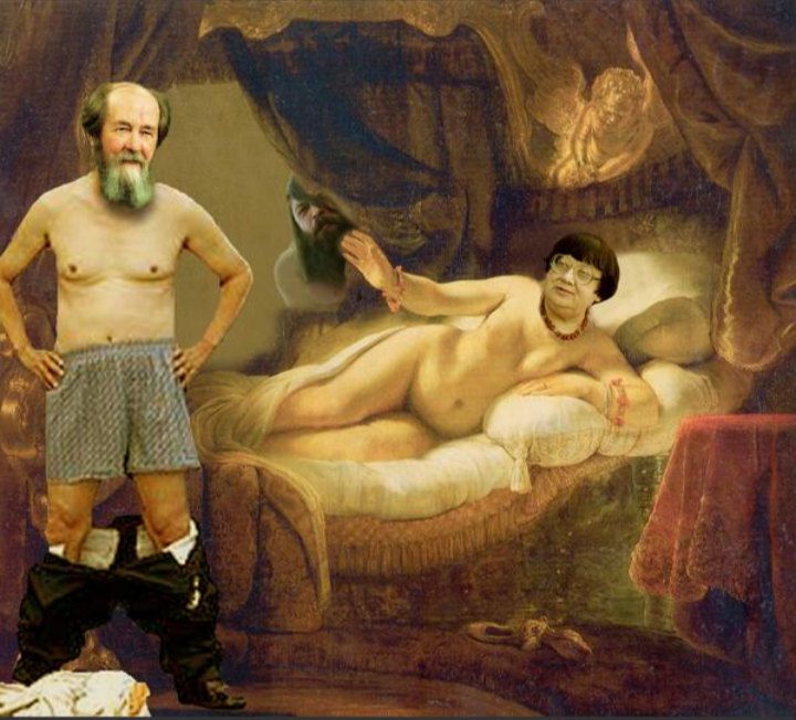 The Conception of an Anti-Soviet - Valeria Novodvorskaya, Alexander solzhenitsyn, Anti-Soviet, Politics, Humor, 18+, NSFW