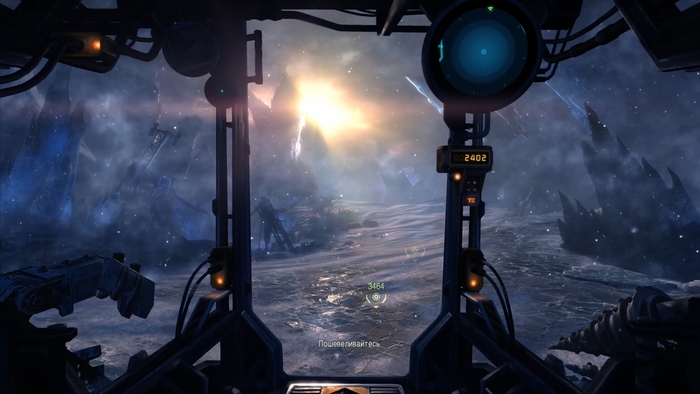 Красивый вид из кабины пилота