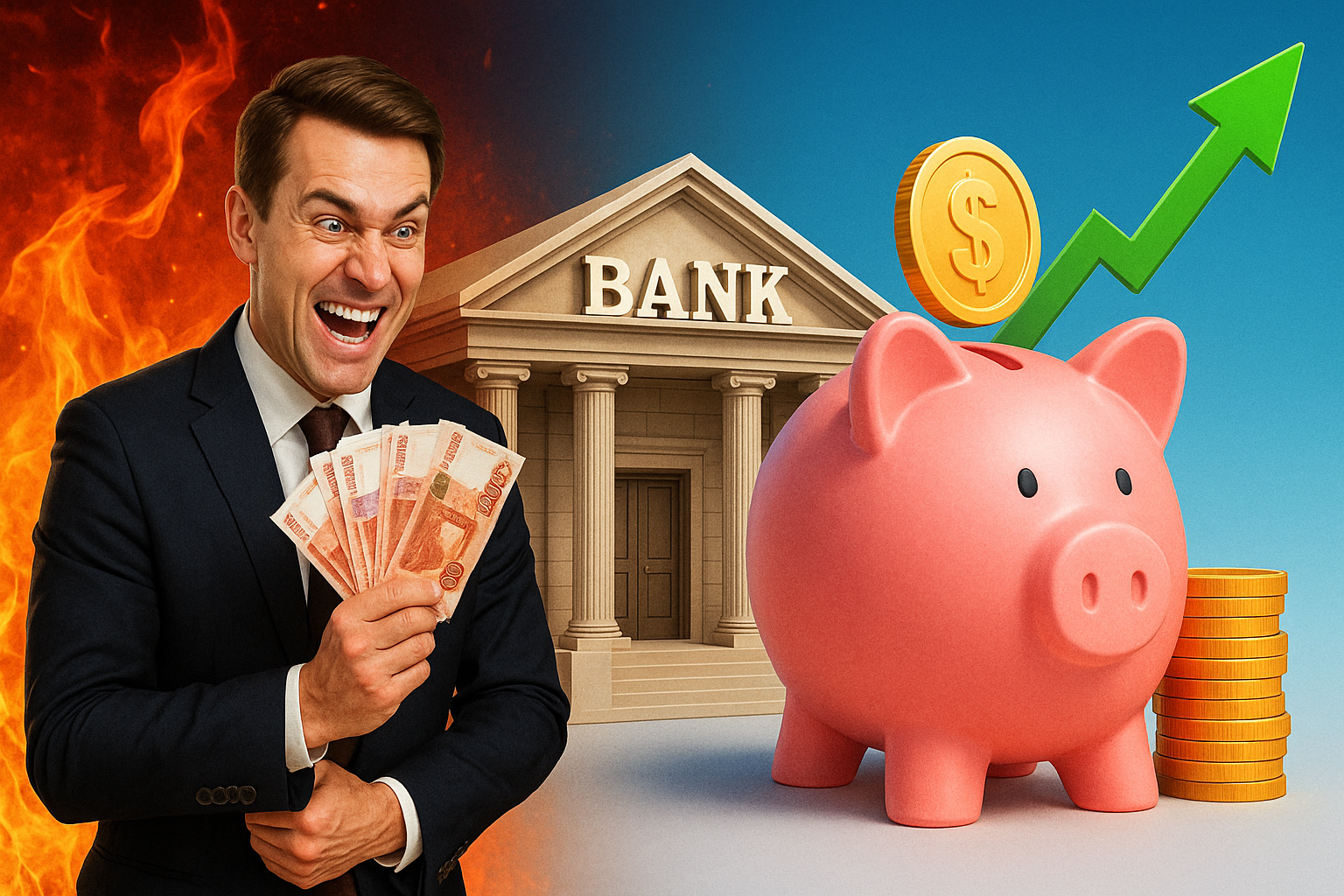 I've been saving my salary in savings accounts for 18 years straight. What have I come to? - My, Finance, Financial literacy, Contribution, Deposit, Money, Investments, Stock exchange, Passive income, Investing in stocks, Capital, Trading, Bonds, Key rate, Sberbank, Personal experience, Accumulation, Saving, Longpost
