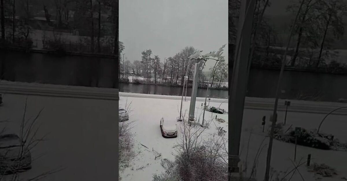К нам пришла зима. Нидерланды - Моё, YouTube, Нидерланды (Голландия), Европа, Короткие видео, Видео