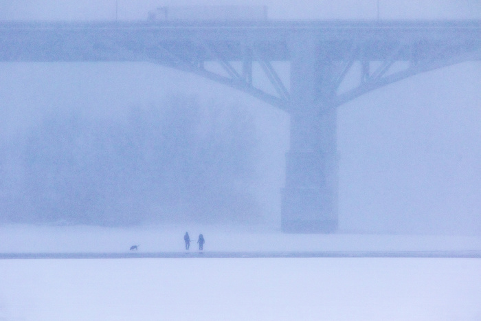 Прогулка в снегопад