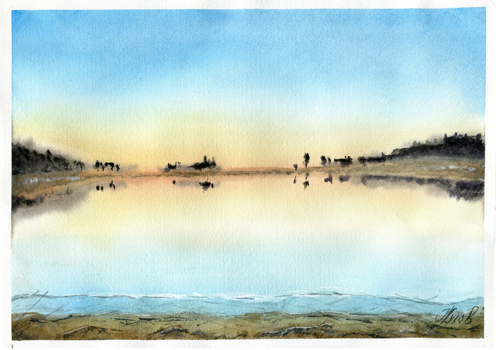 Ушаковский залив. Январь