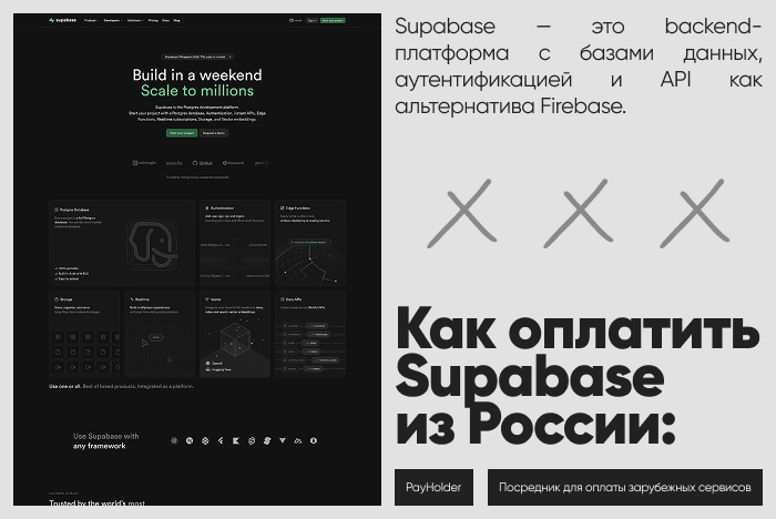 ��� �������� Supabase �� ������ � ��������