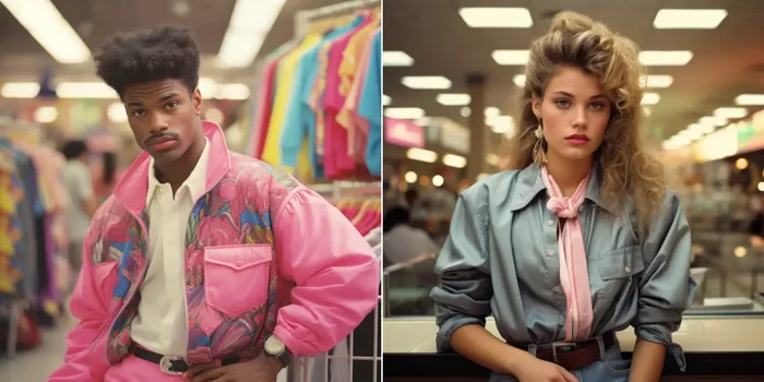 5 Neural Networks for Creating 90s-Style Photos: Copy Prompts and Create Masterpieces - Creative people, Neurovideo, Promts for neural networks, Artificial Intelligence, PHOTOSESSION, Old photo, Photoshop, 90th, Midjourney, Collage, Video editing, Longpost