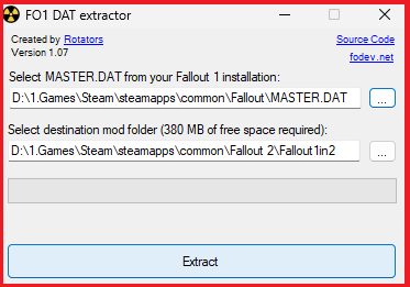  ���� undat. exe � ����� � ����� Fallout1in2