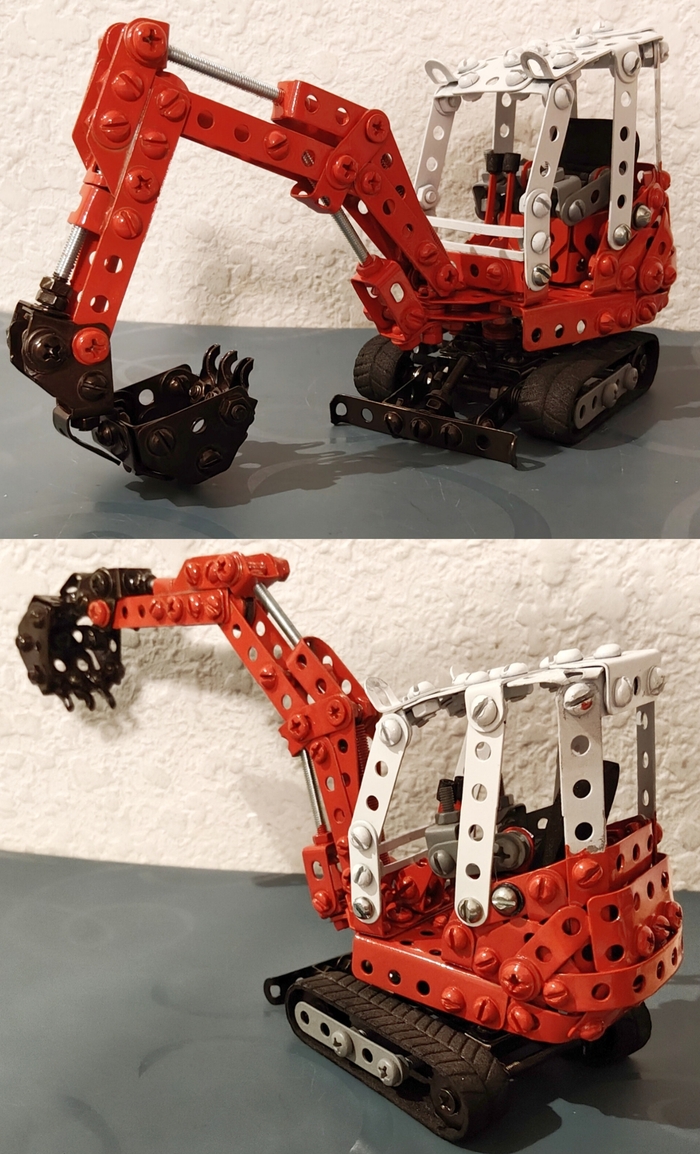 Wacker Neuson 1502 из металлического конструктора в процессе