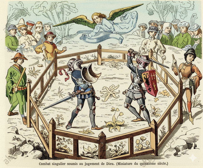 Судебный поединок.