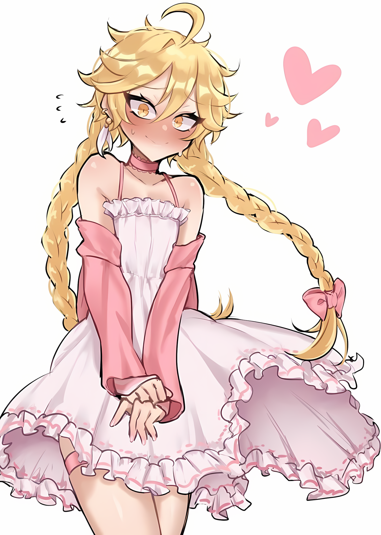 Aether - Its a trap!, Femboy, Genshin impact, Aether (Genshin Impact), Anime art