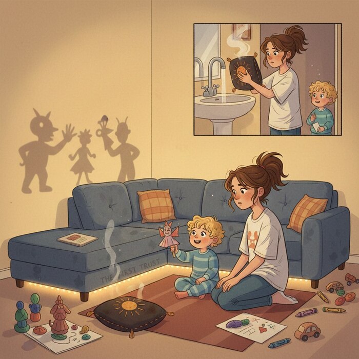 Самый спокойный мальчик, диван с подсветкой и запах палёного. Что пошло не так?