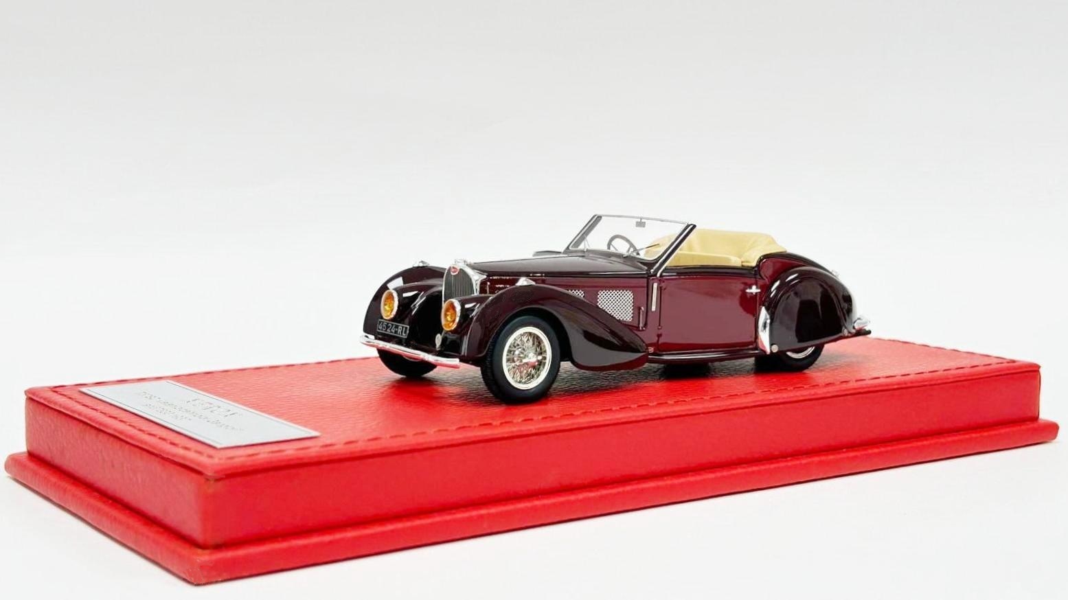 1/43 XEROX 1937 BUGATTI T57SC ATALANTE CABRIOLET BY GANGLOFF (CH