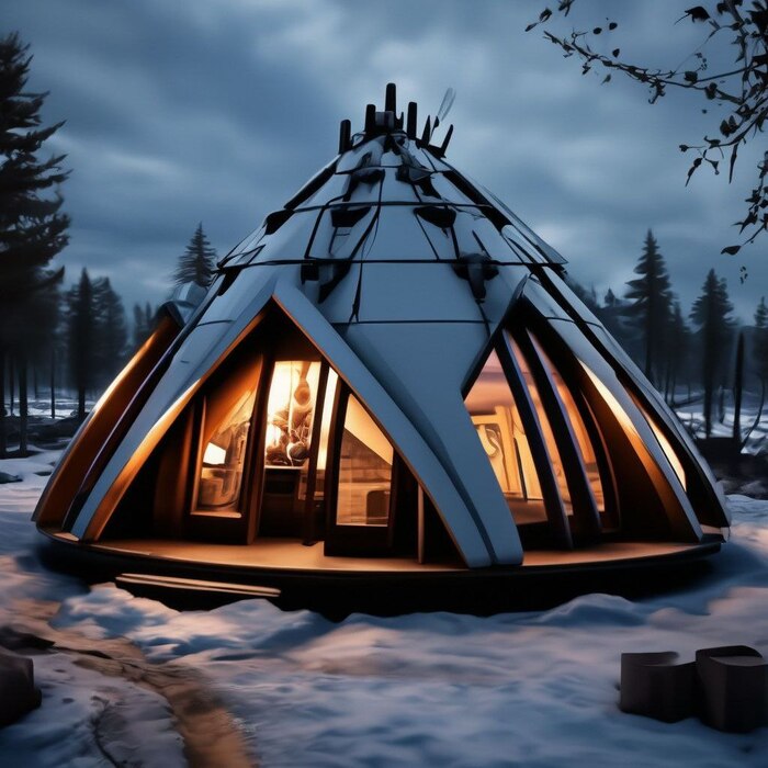 Фото дворца Путина в Гренландии