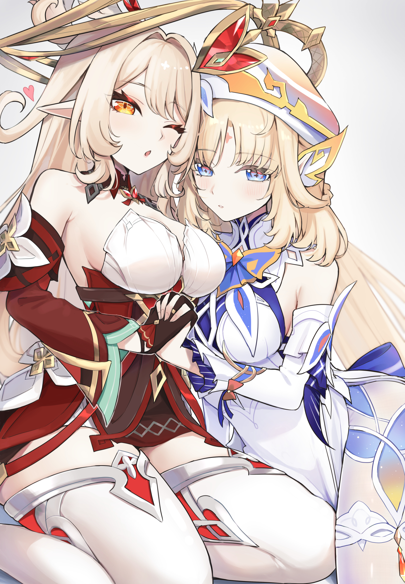 Ангел и Мамочка - Аниме, Anime Art, Alice (Genshin Impact), Genshin Impact