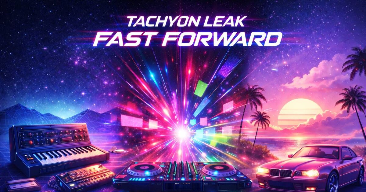 Tachyon Leak — Fast Forward (electronic / trance / synthwave) - My, Electonic music, Synthwave, Video, Video VK