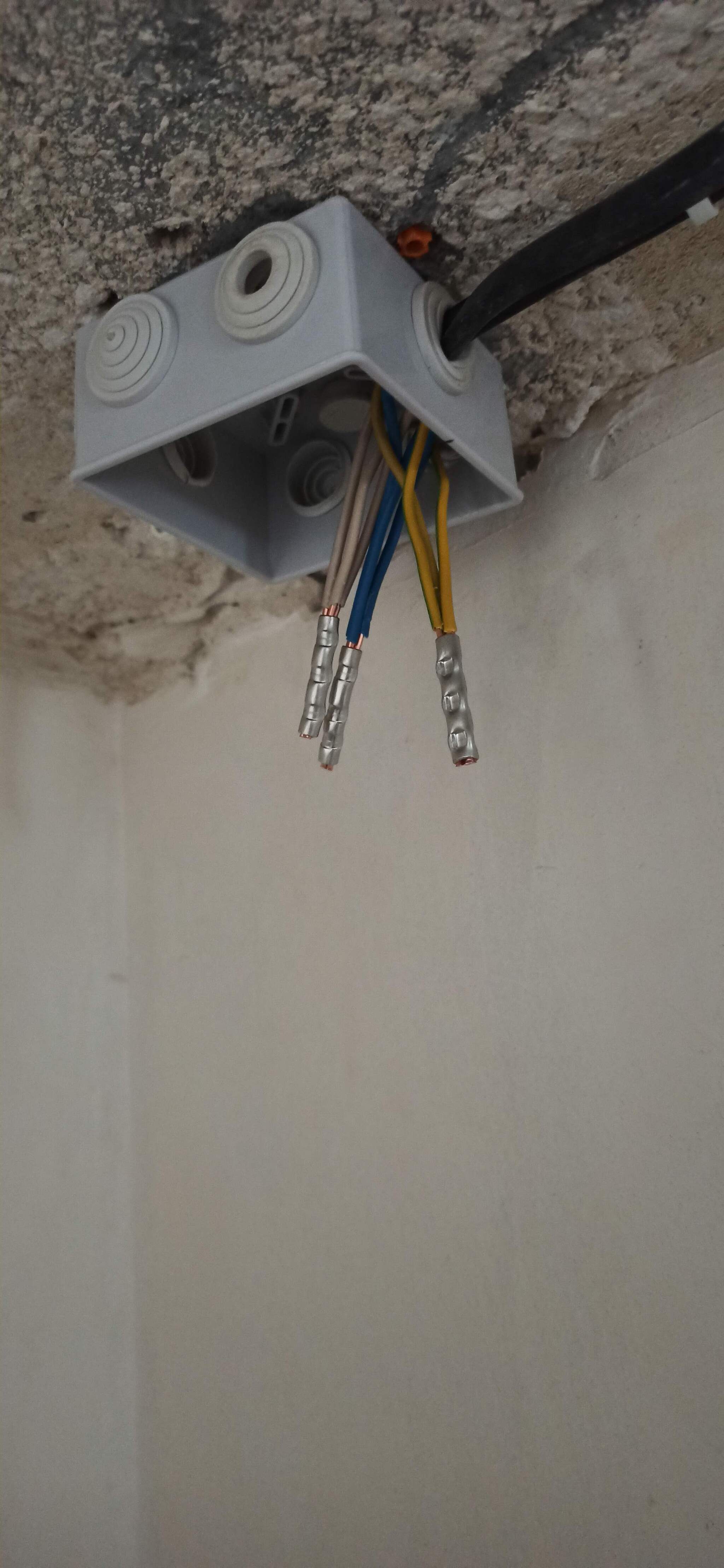 Laying cables and crimping in distribution boxes - My, Electrician, Repair, Tools, Building, Rukozhop, Electrical installation, Mat, Longpost