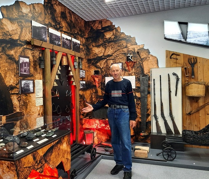 В кушвинском краеведческом музее. 2025 г.