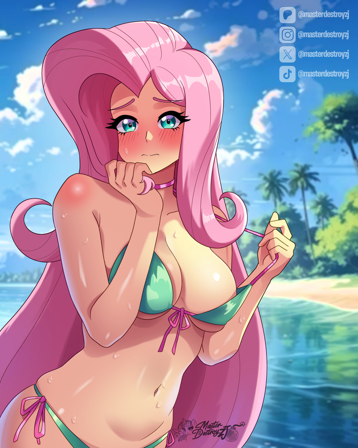 Хм, технически бикини не нижнее бельё. Каких либо оголенных частей тела нет, намёков на сексуальные темы нет. То попробуем в основное, если что тащите в АфтерДарк